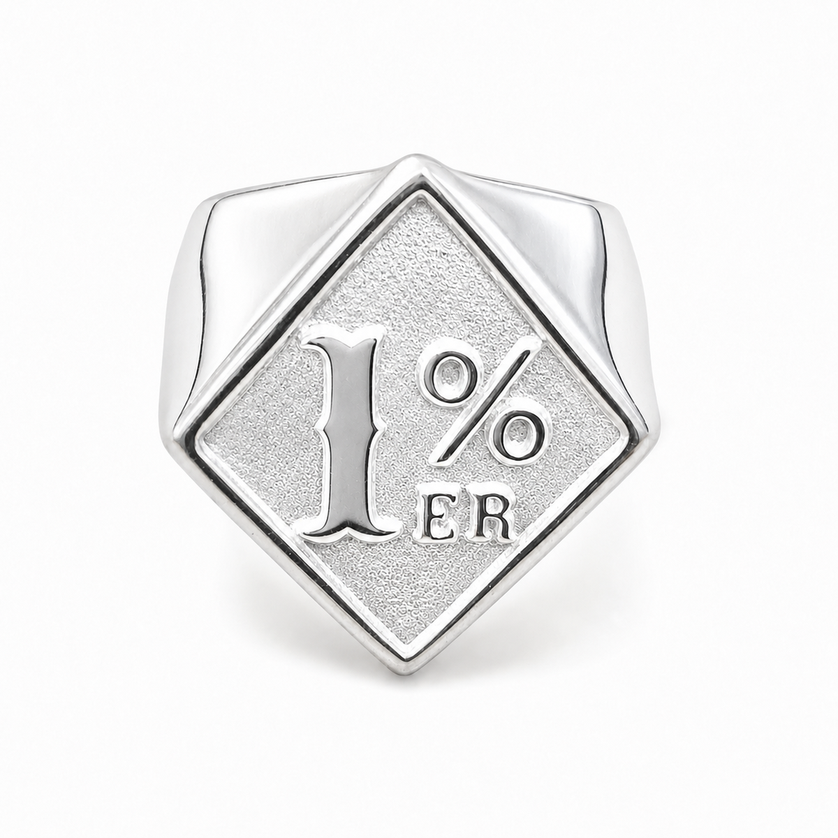 1% Sterling Silver Ring - product image